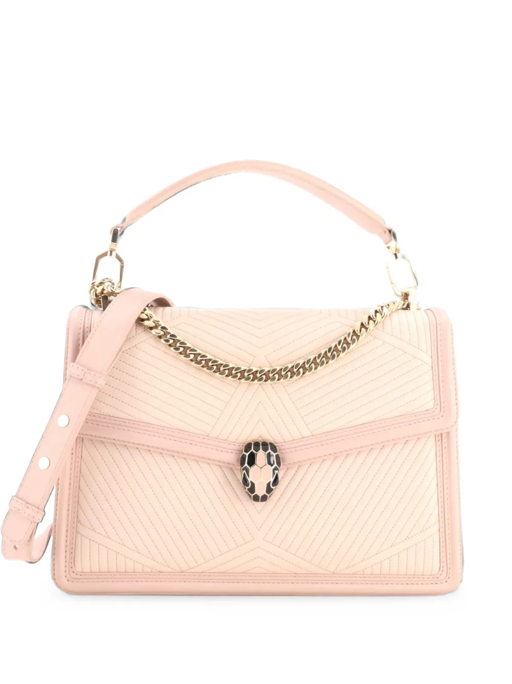 Bvlgari Pre-Owned Mittelgroße Serpenti Forever Schultertasche - Nude