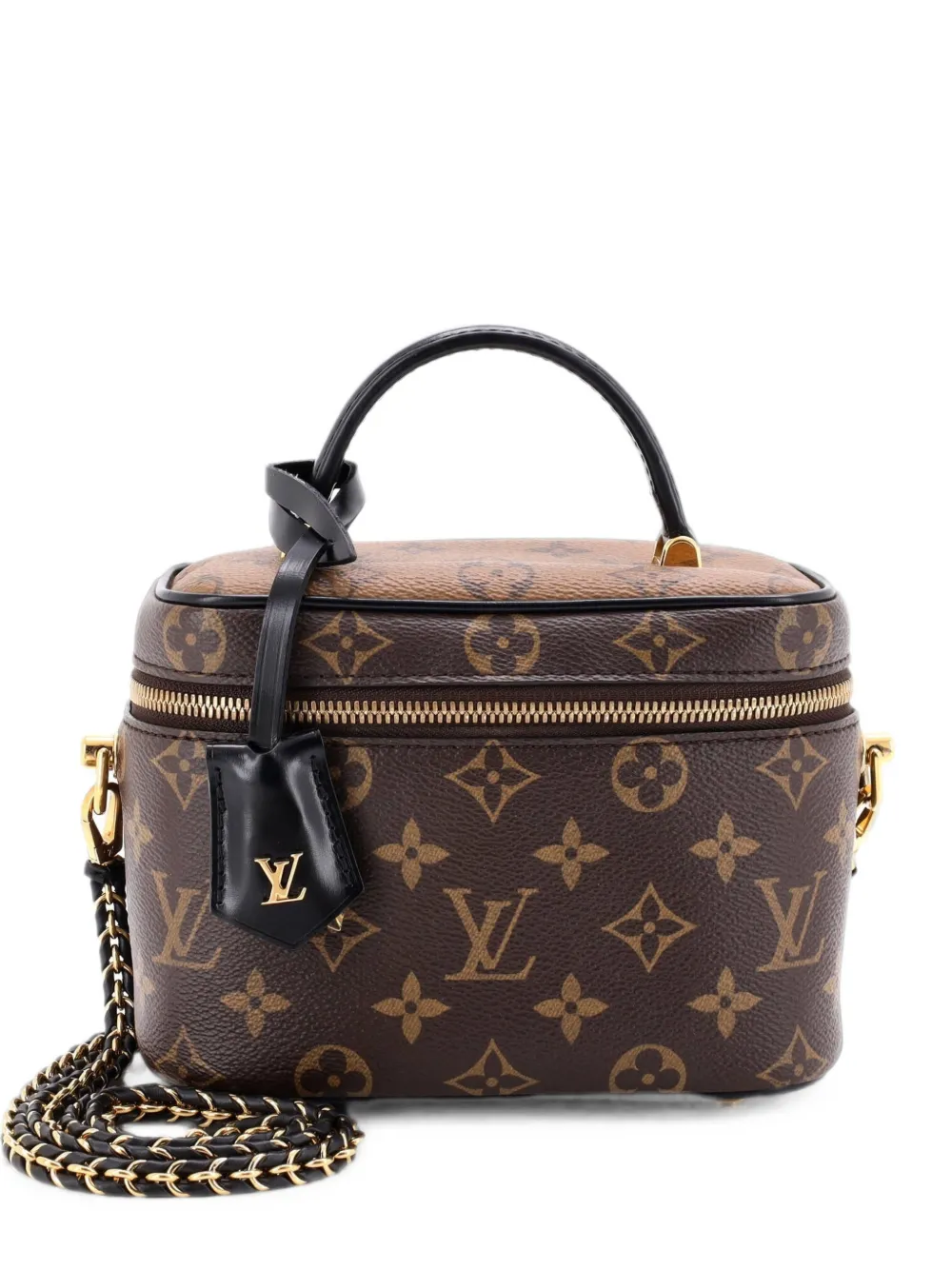 Louis Vuitton Pre-Owned Vanity Handbag Reverse Monogram Canvas PM satchel - Schwarz