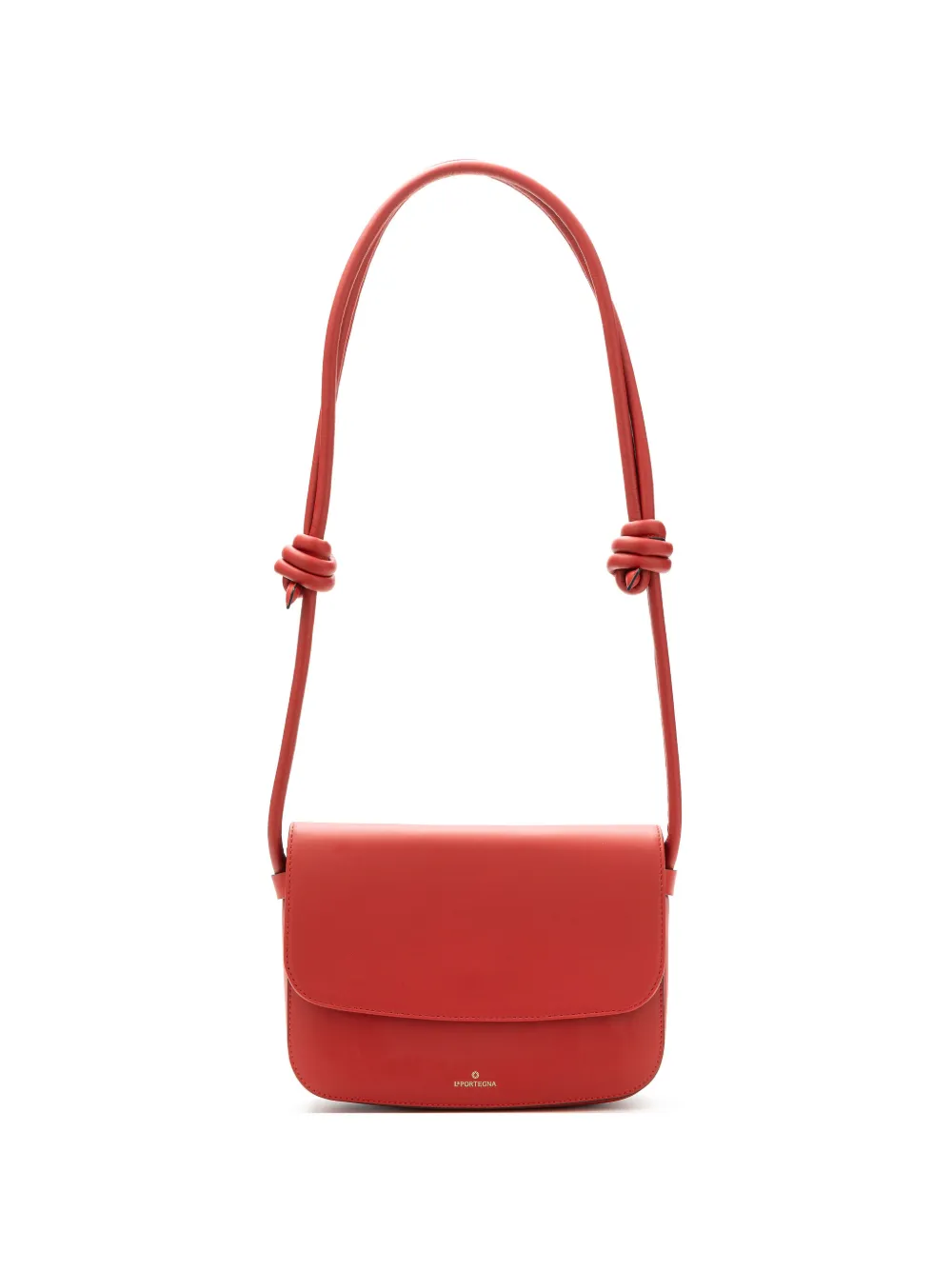 La Portegna Lucia knotted leather shoulder bag