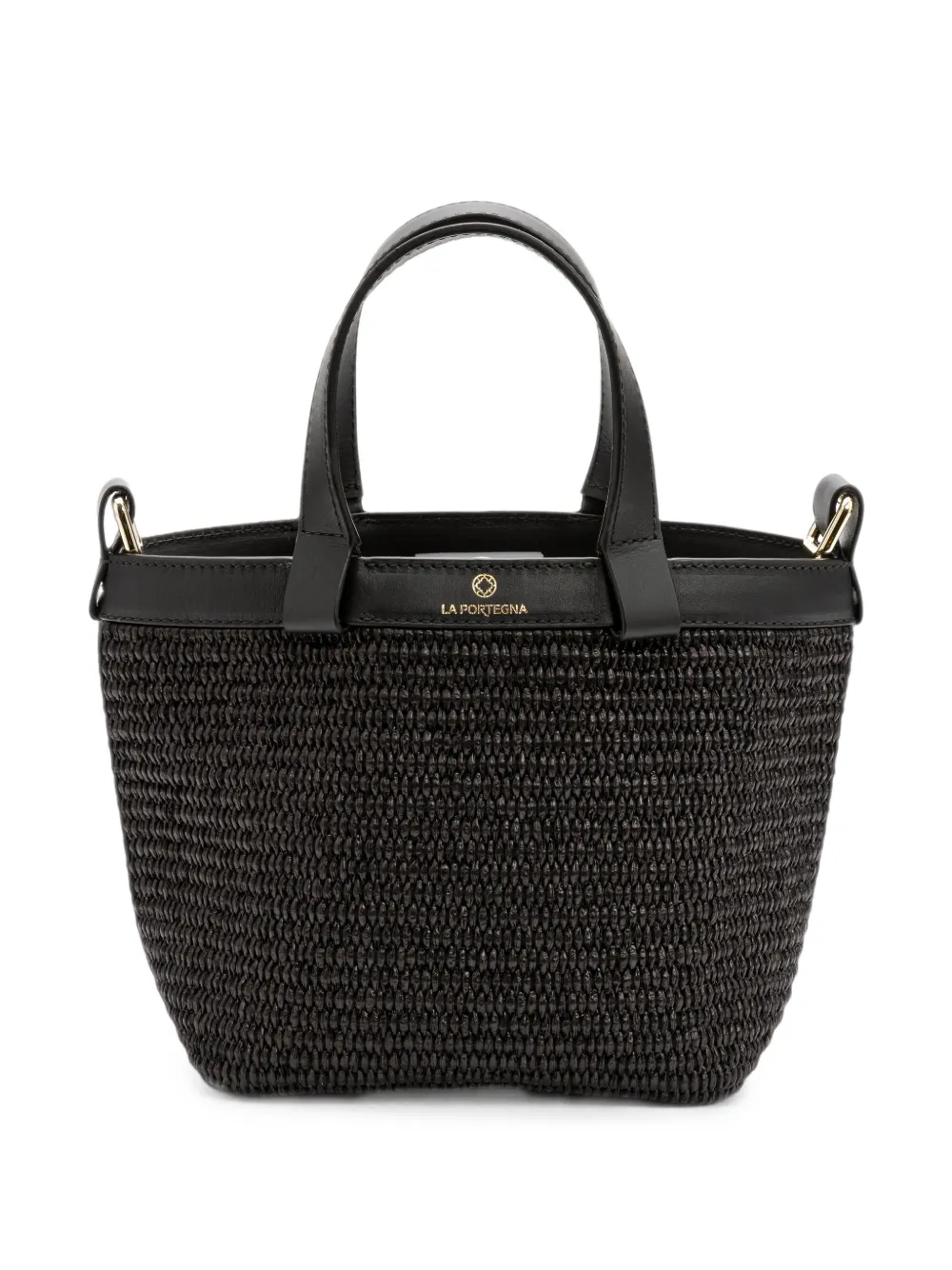 La Portegna Teresita leather-trim tote bag