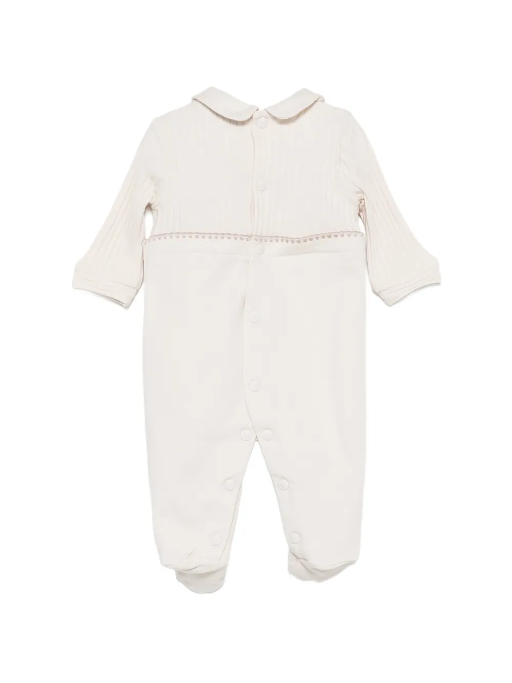 Emporio Armani Kids Pyjama met geborduurd logo Beige