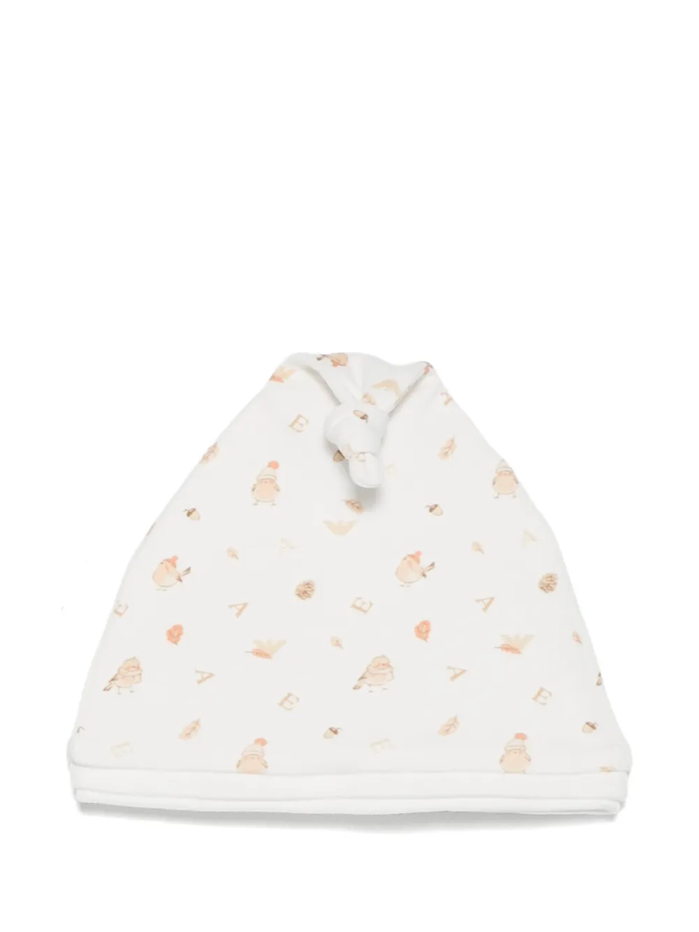 Emporio Armani Kids graphic-print Peter-Pan-collar pajamas Wit