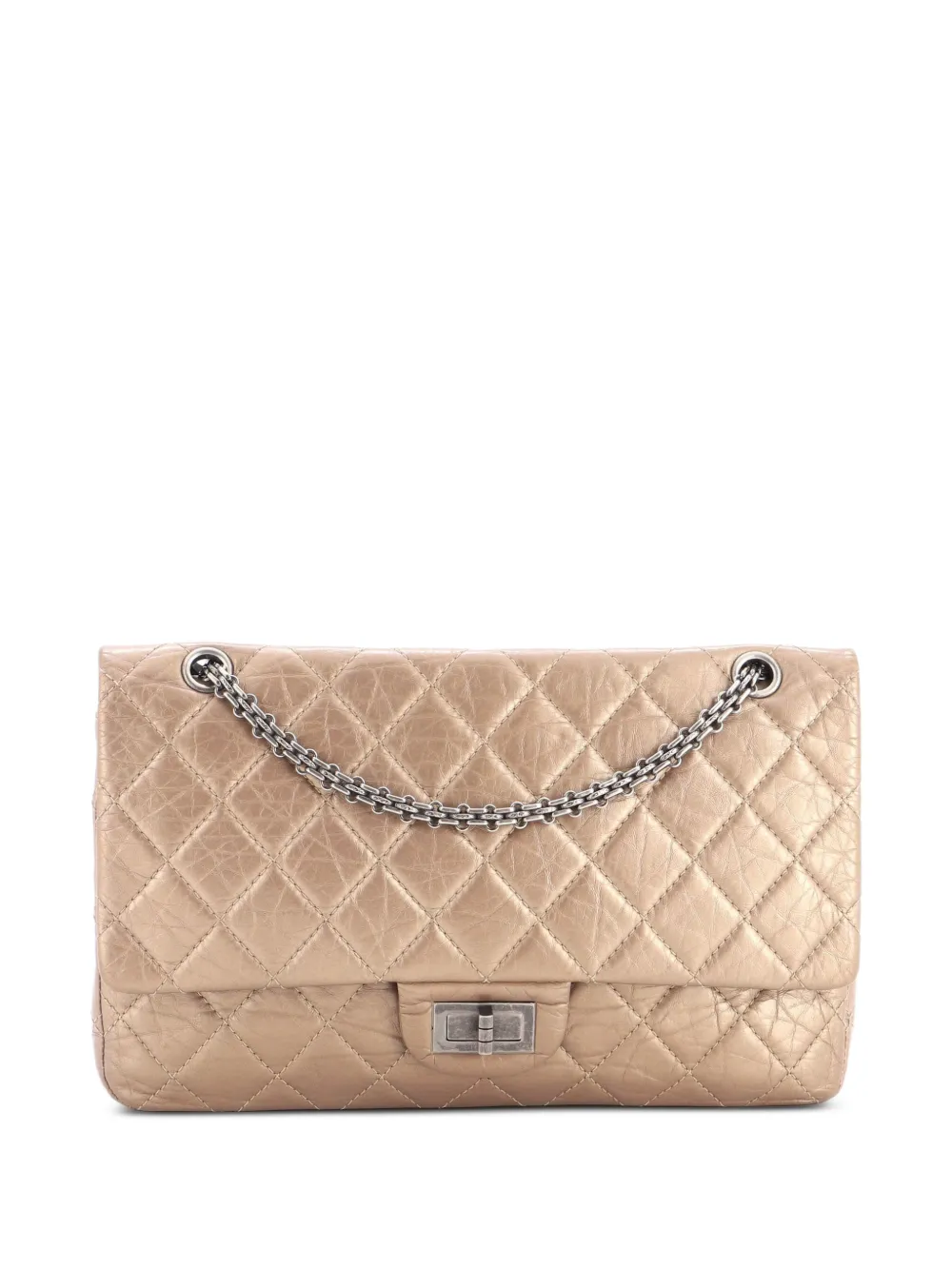 CHANEL Pre-Owned Reissue 2.55 Flap Bag Quilted Aged Calfskin 227 shoulder bag - Oro