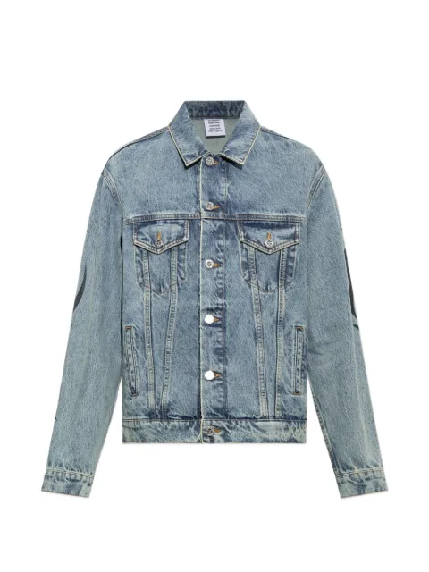 VETEMENTS graphic-print denim jacket