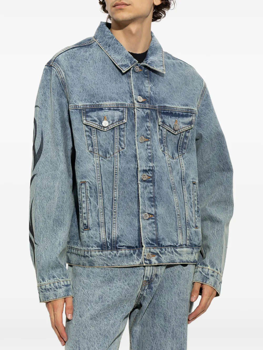 VETEMENTS Denim jack Blauw