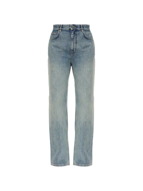 LOEWE Anagram-embroidered straight-leg jeans