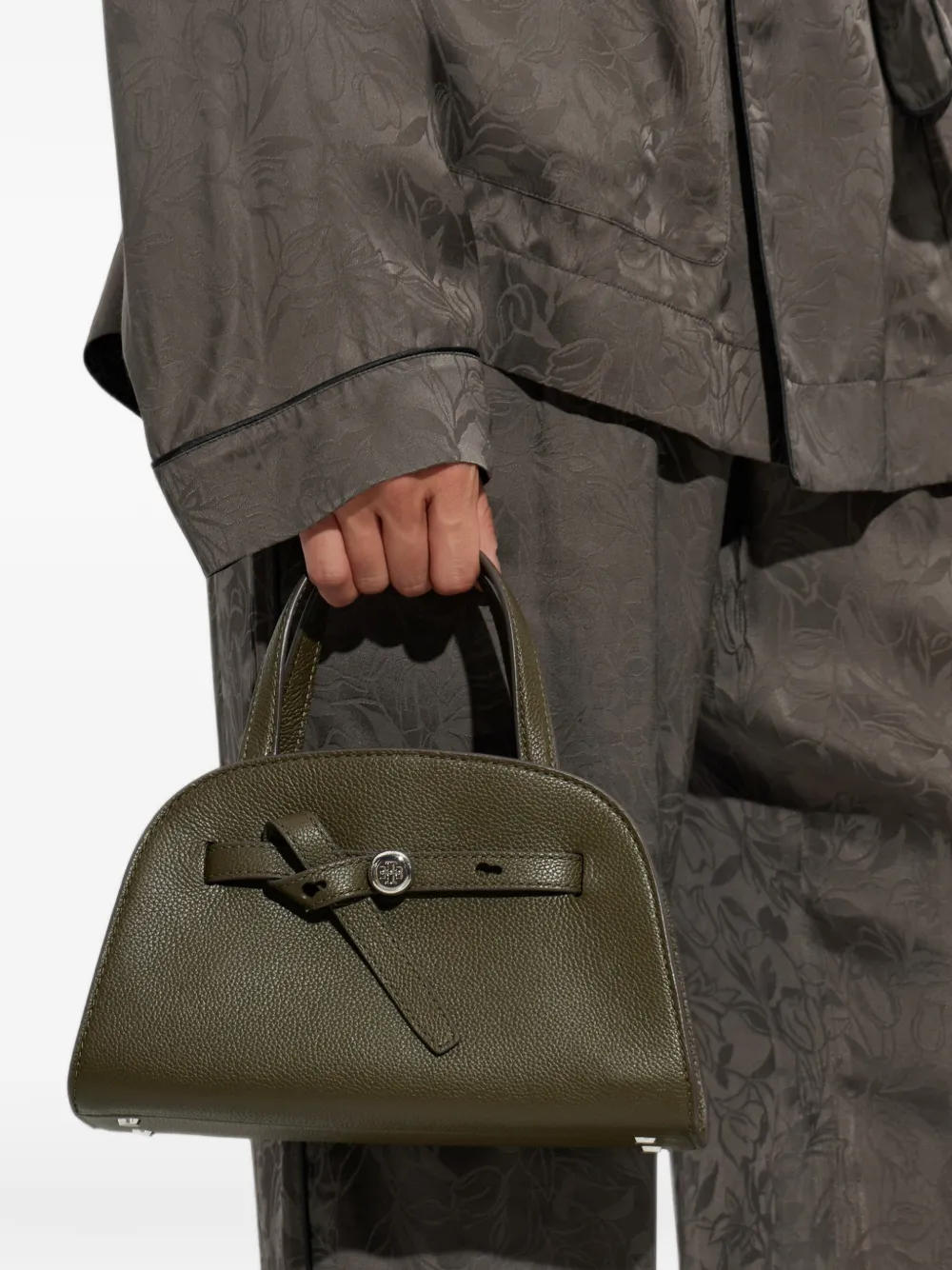 Tory Burch Kleine Romy Bauletto tas Groen