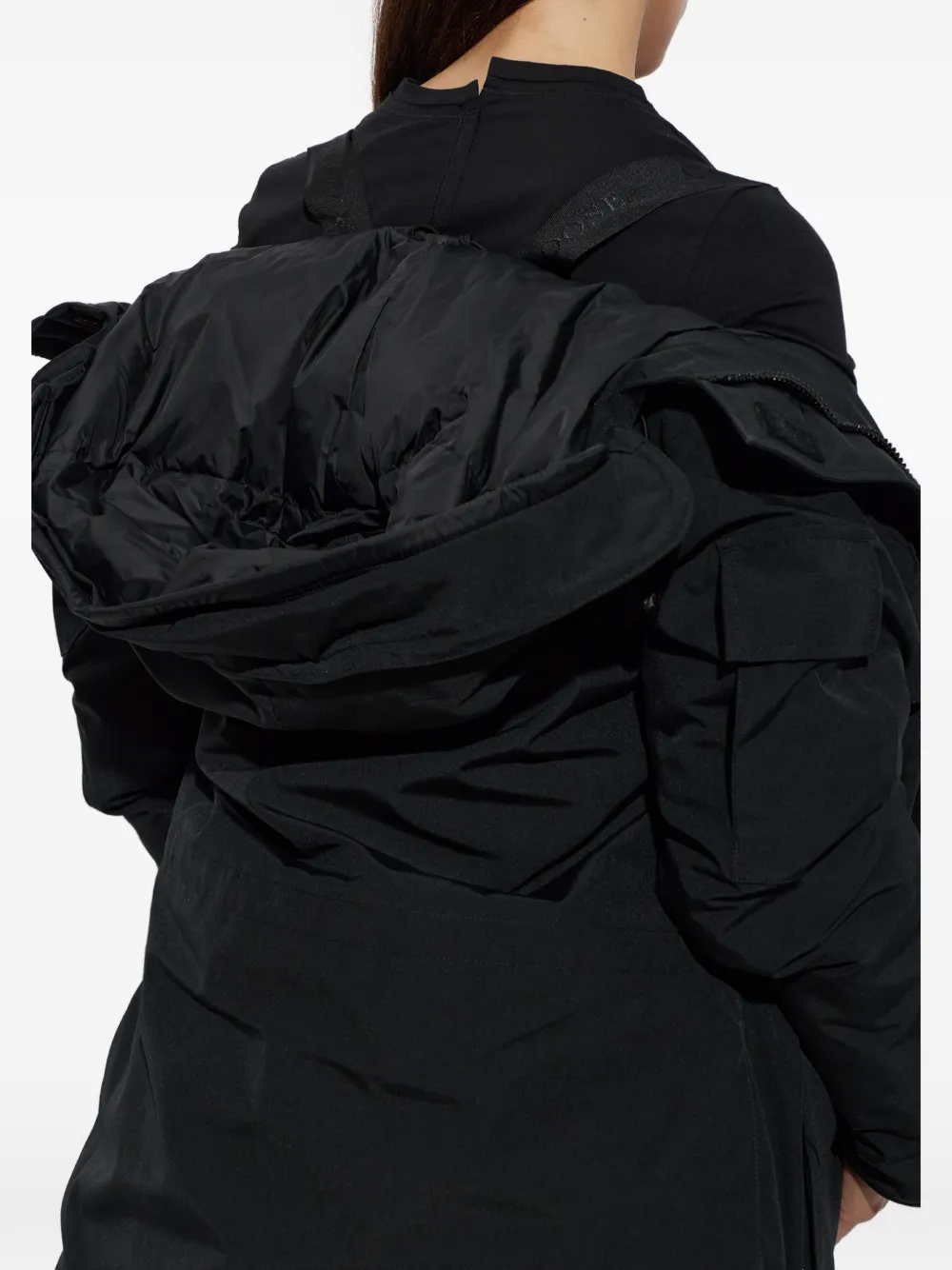 Canada Goose Expedition gewatteerde parka Zwart