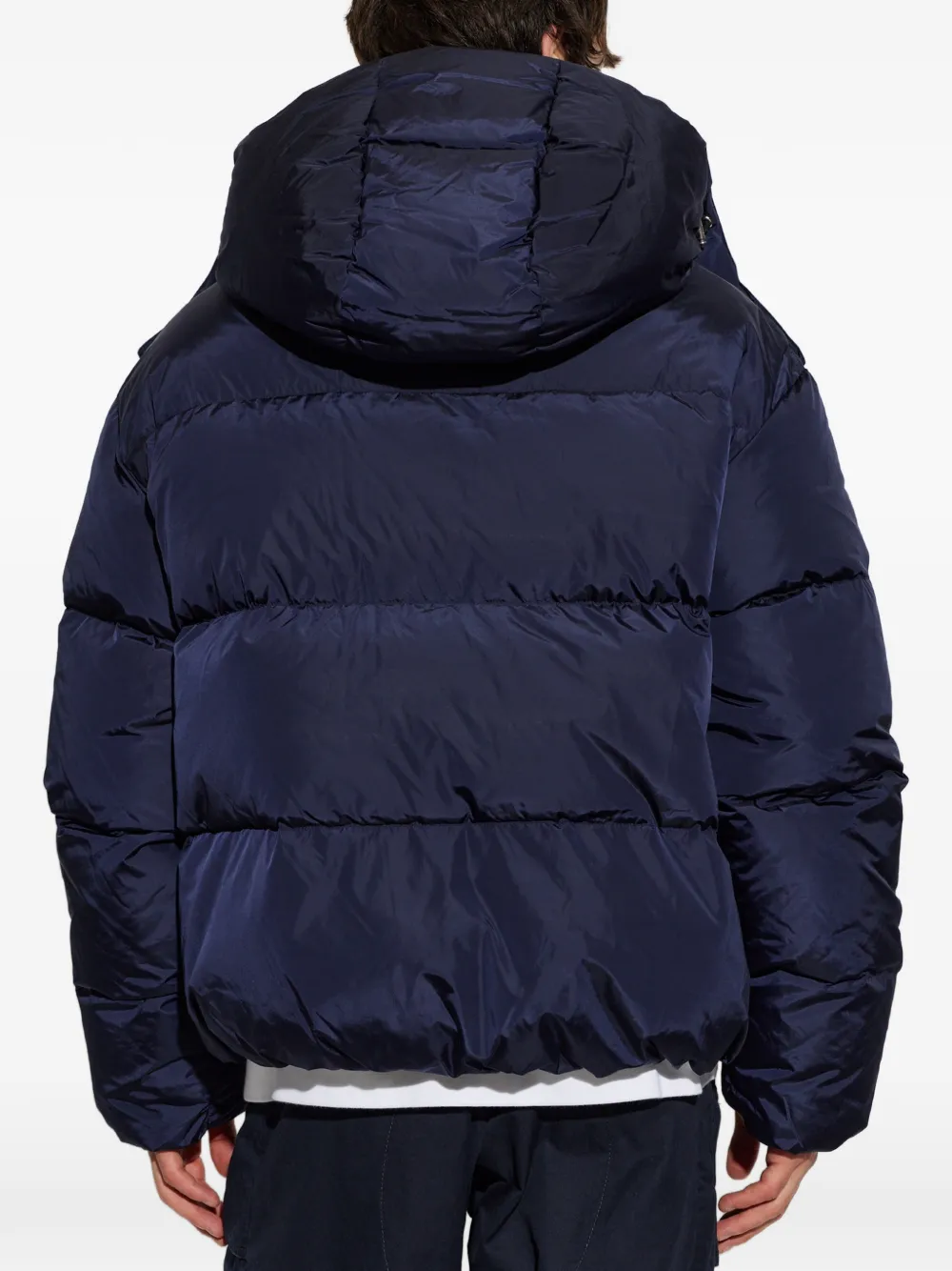 DSQUARED2 Gevoerd jack met capuchon Blauw