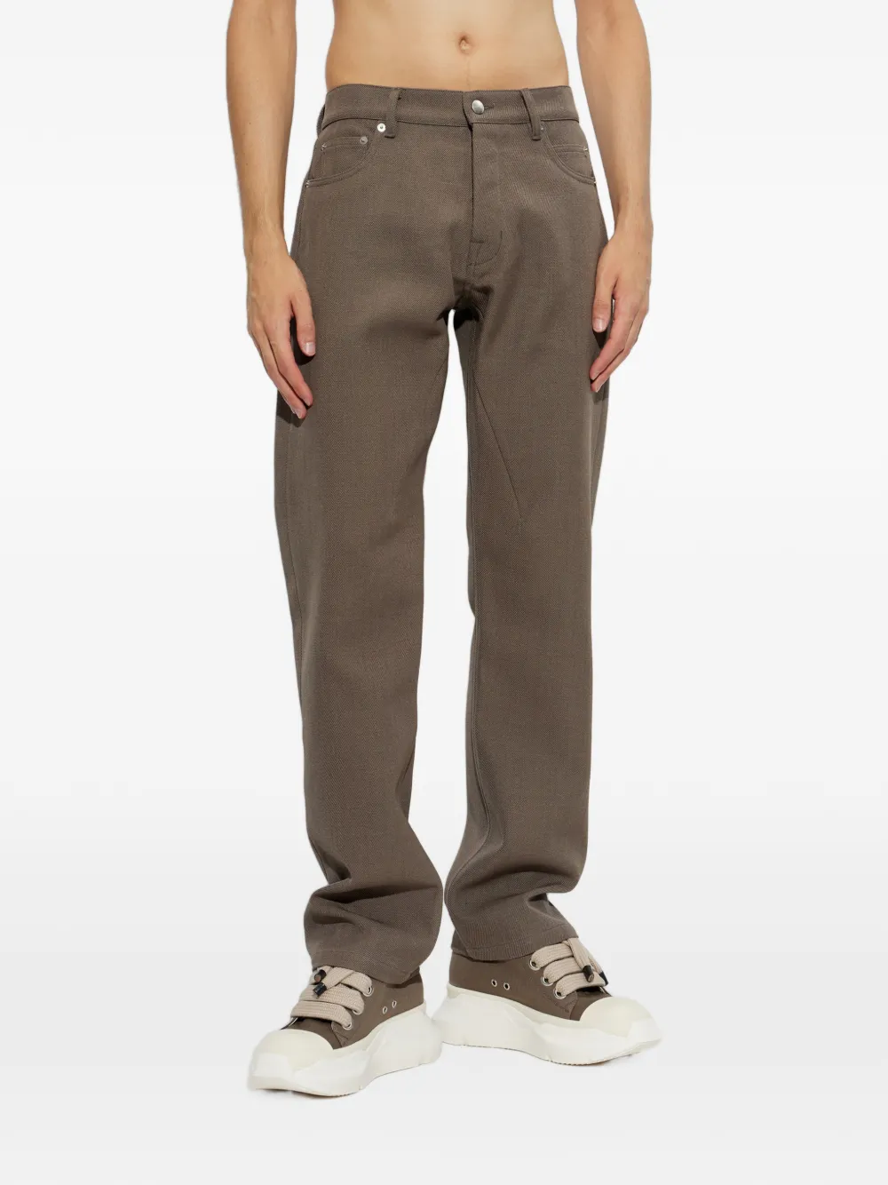 Rick Owens Straight broek Bruin