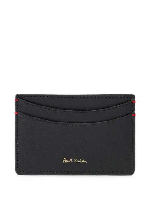 Paul Smith black leather card holder