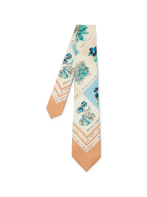 Paul Smith silk 'garden flower' tie