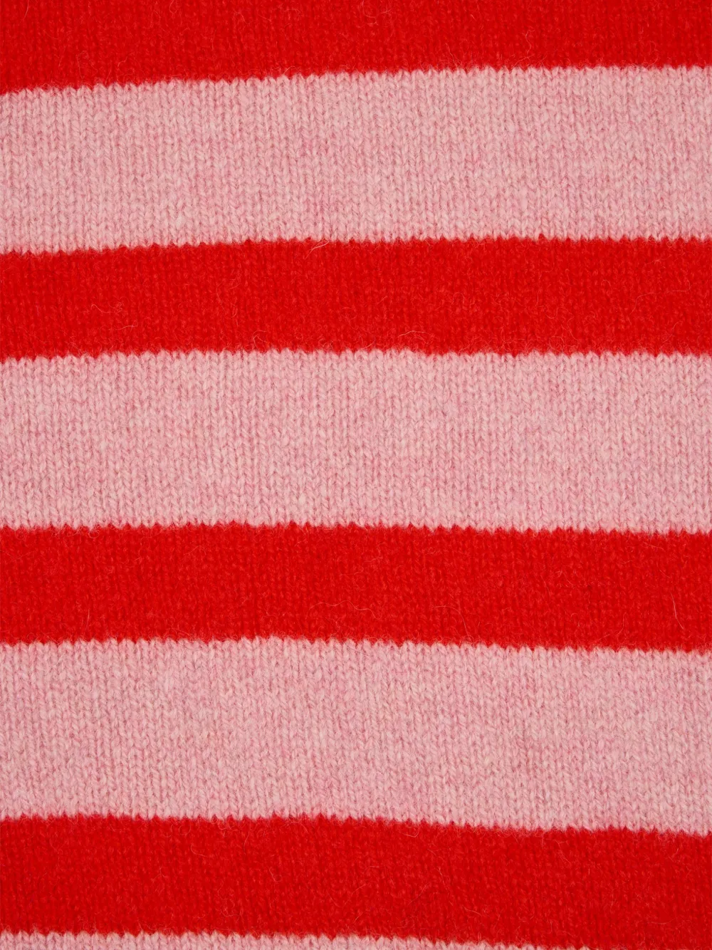 Paul Smith Lamswollen gestreepte sjaal Rood