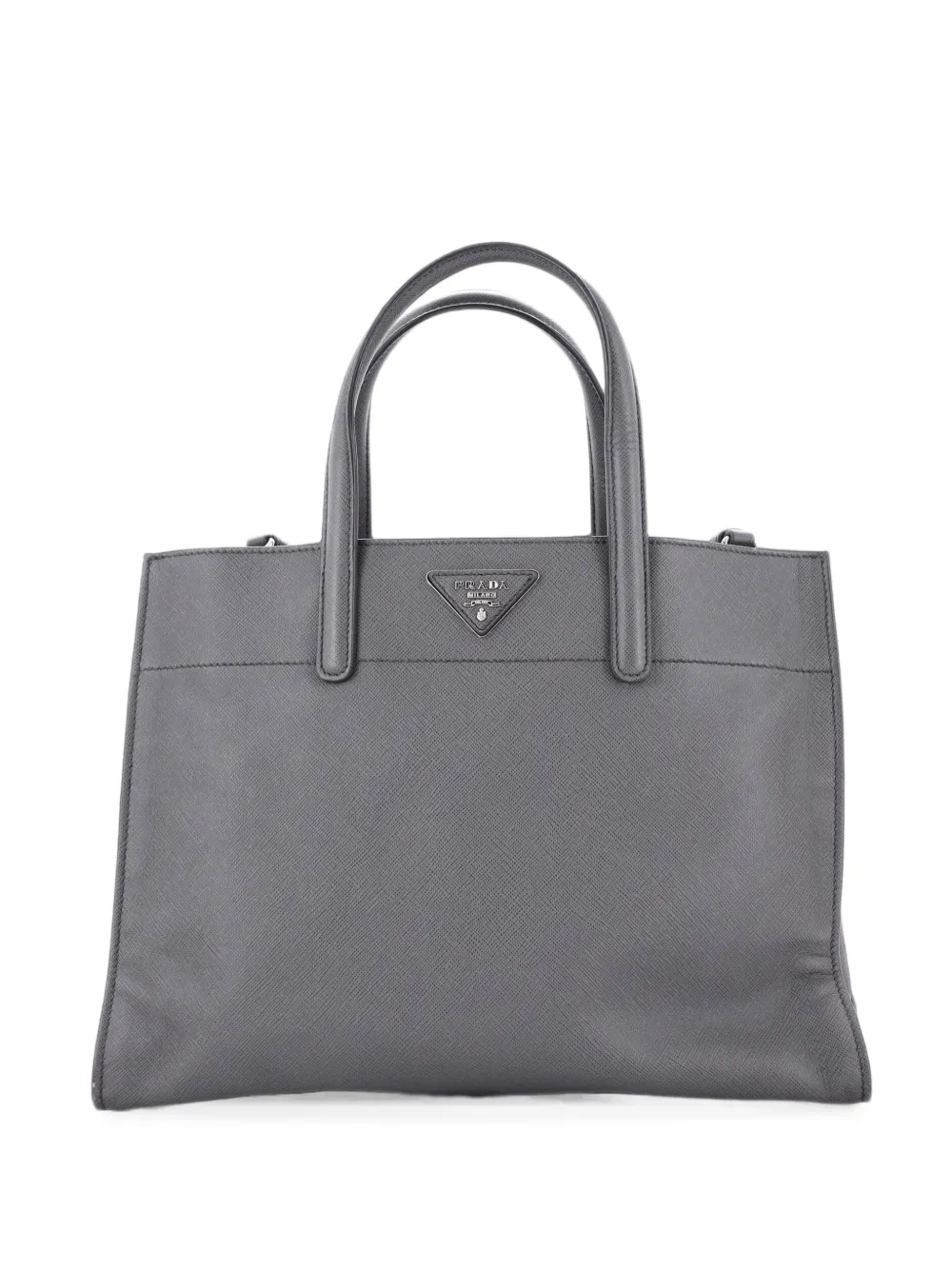 Prada Pre-Owned Soft Triple Pocket Convertible Saffiano Leather tote bag - Grigio