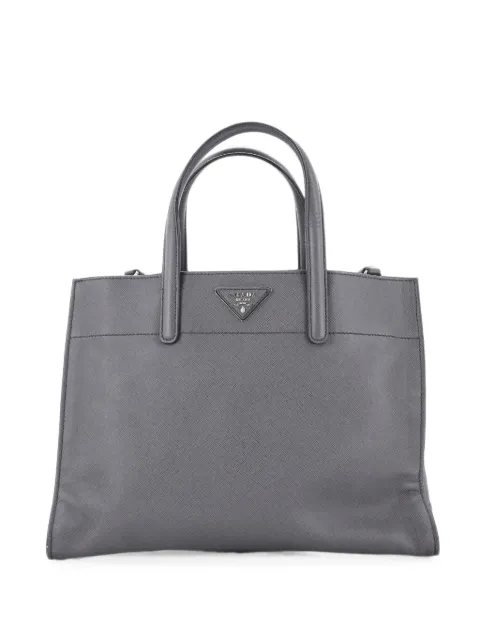 Prada Pre-Owned bolso shopper de piel Saffiano convertible con triple bolsillo