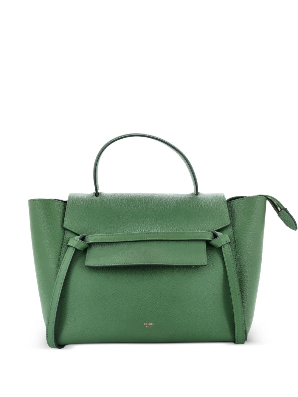 Celine Pre-Owned Belt Bag Textured Leather Mini shoulder bag - Verde