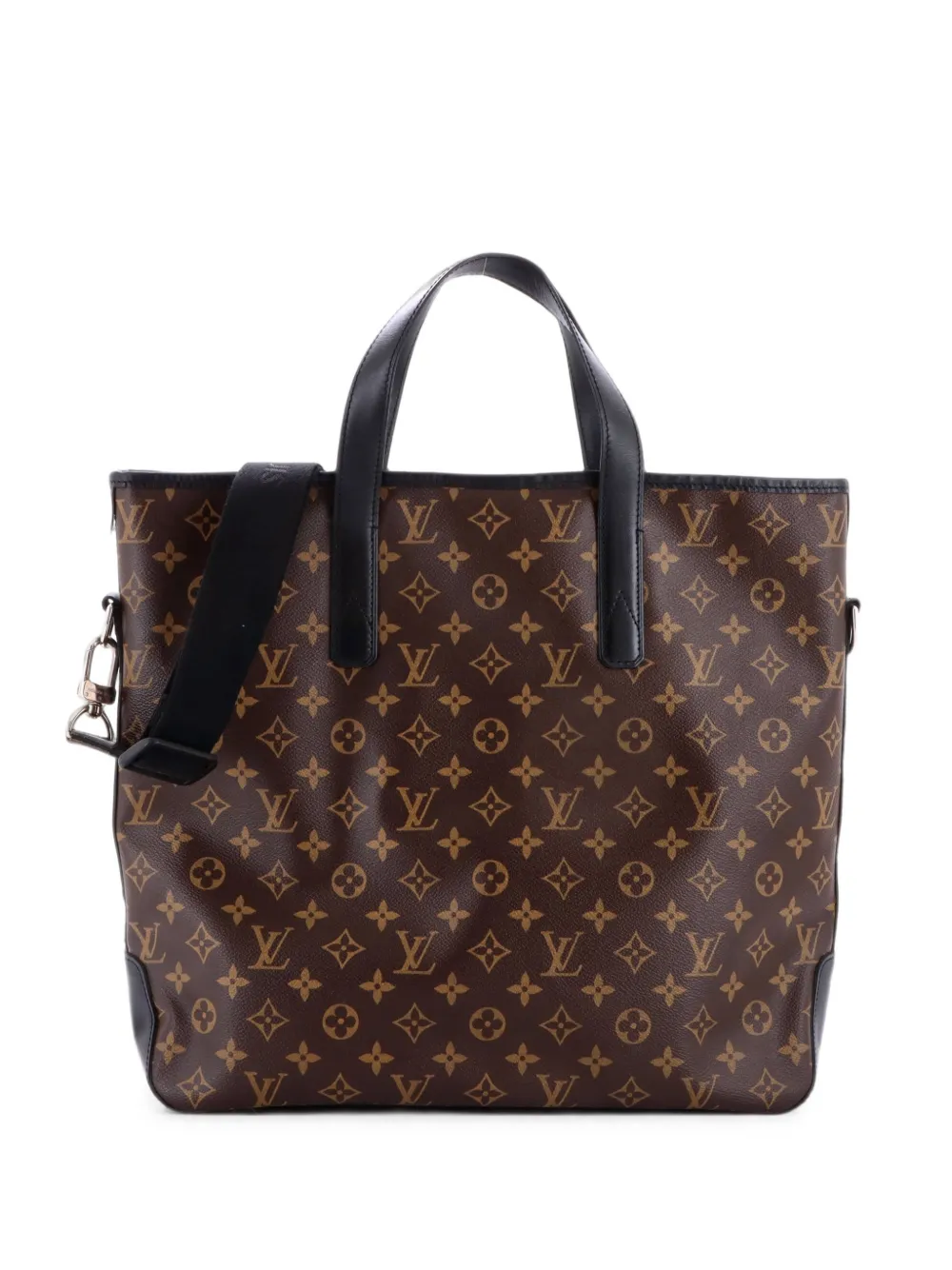 Louis Vuitton Pre-Owned Kitan Macassar Tote Bag aus Canvas mit Monogramm - Braun