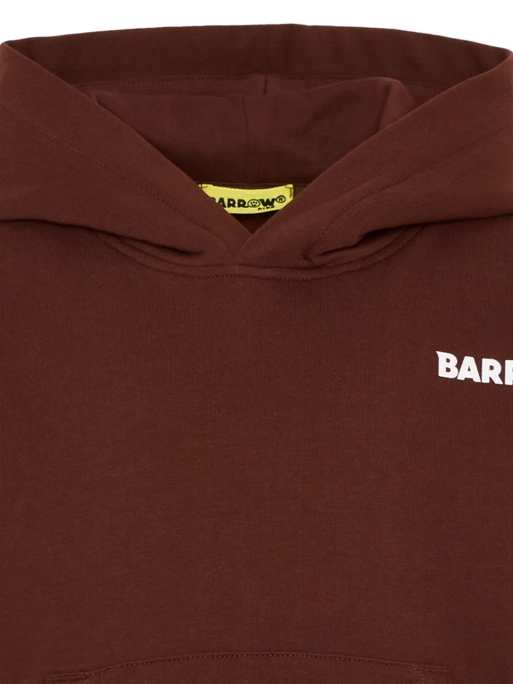 Barrow kids logo-print cotton hoodie Bruin