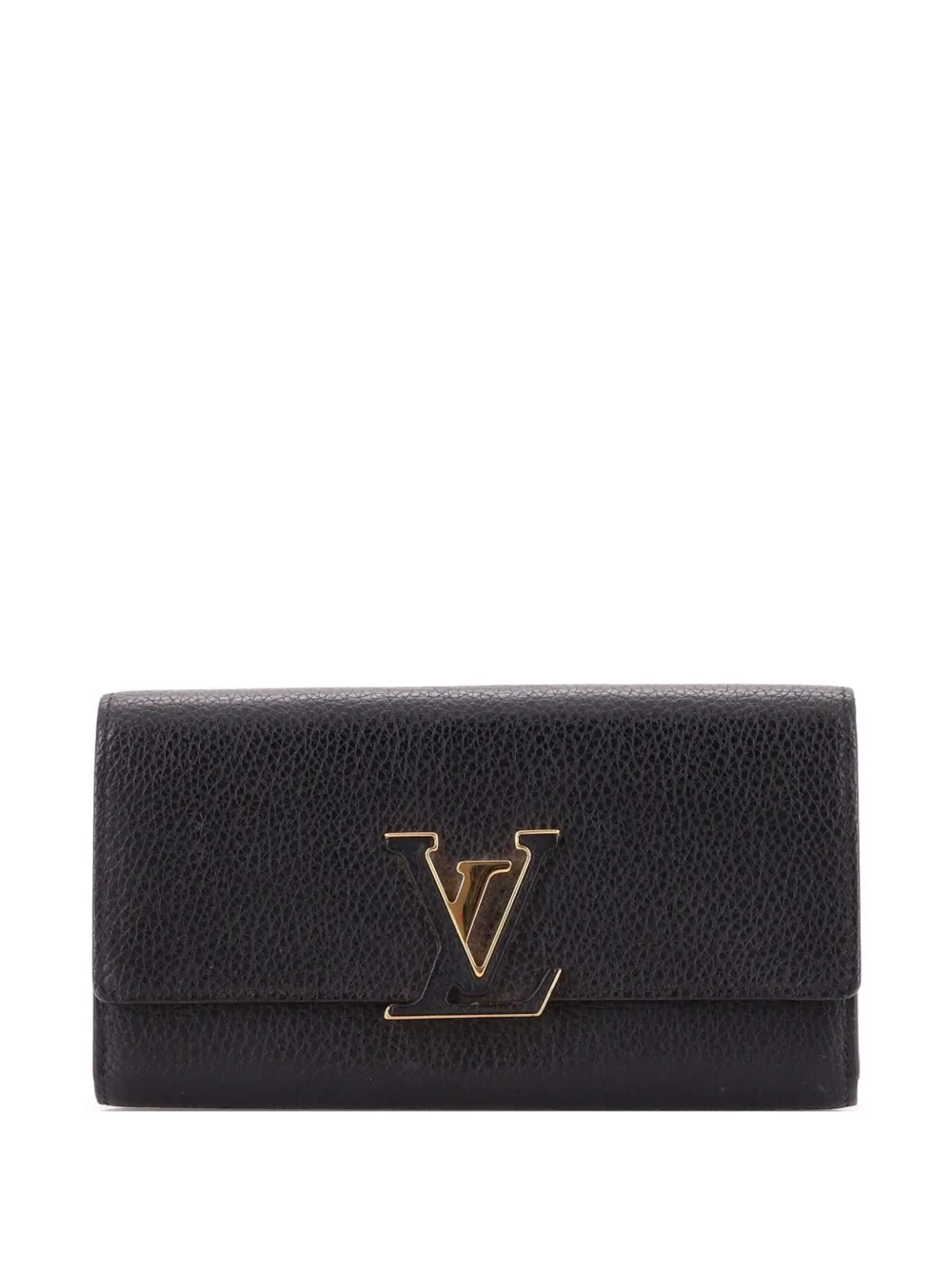 Louis Vuitton Pre-Owned Portafoglio Capucines piccolo - Nero