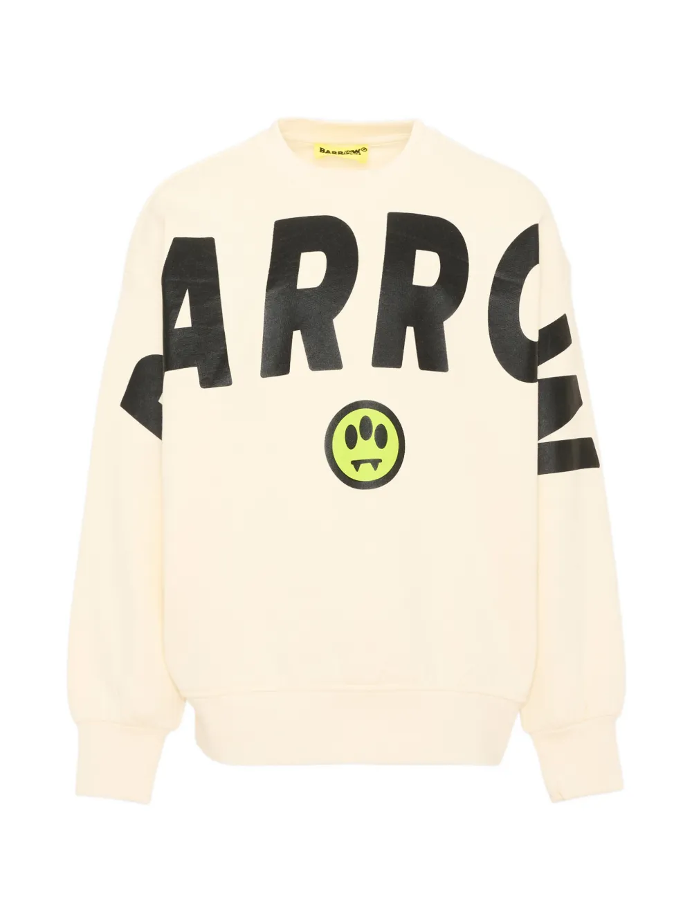 Barrow kids Felpa in cotone con logo - Toni neutri