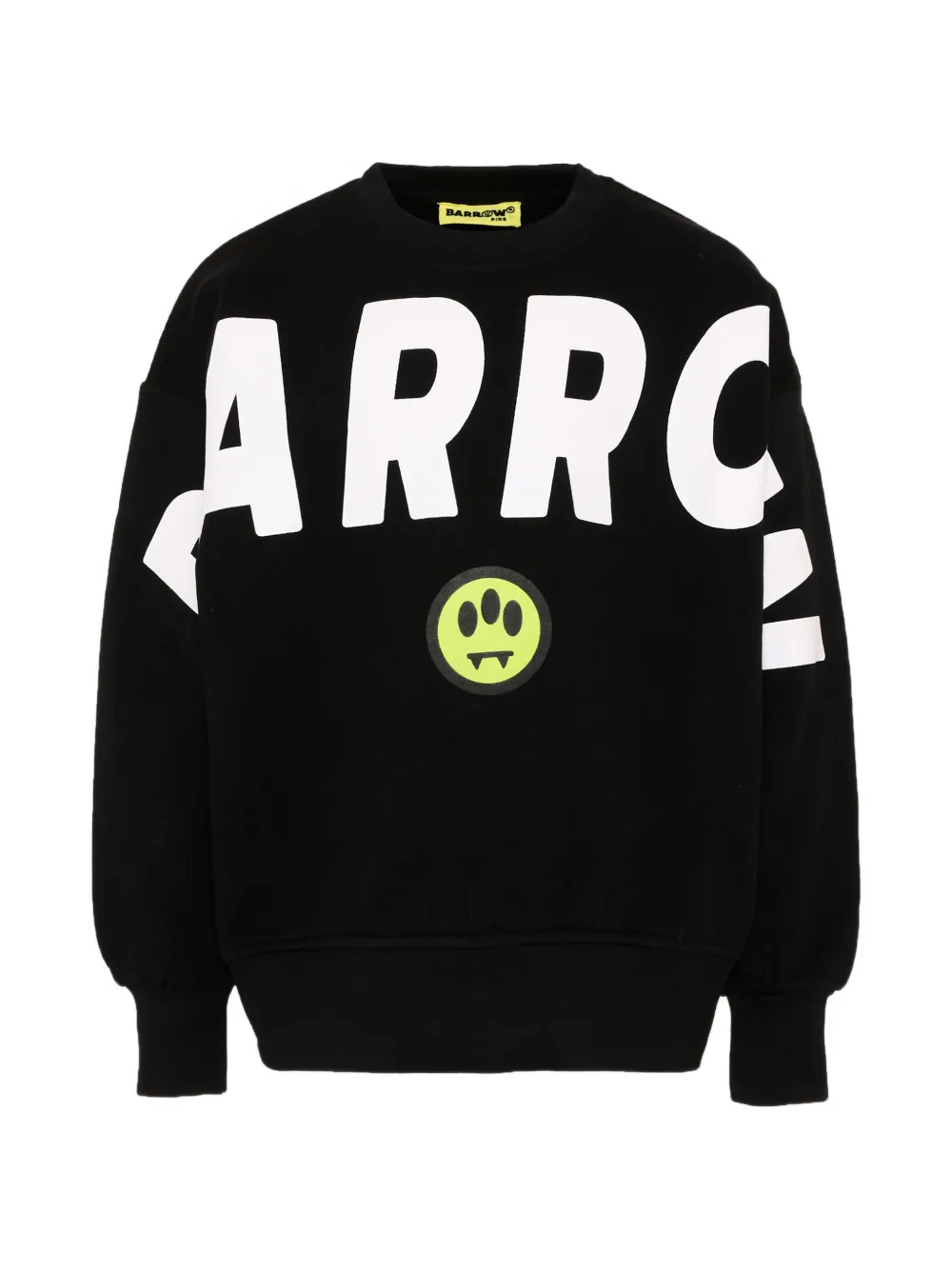 Barrow kids logo-print sweater - Nero