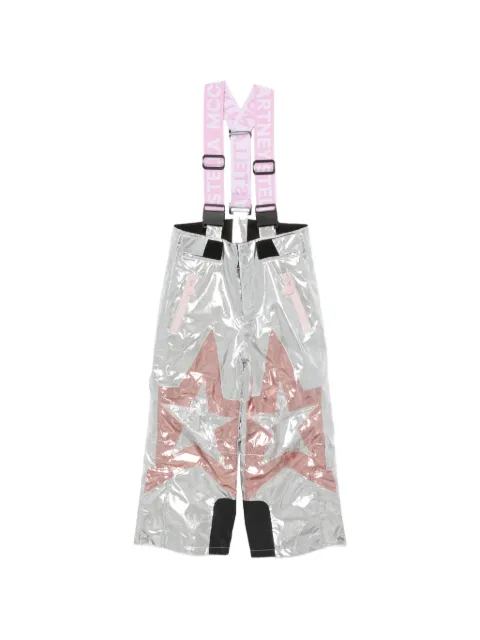 Stella McCartney Kids star-patchwork ski pants