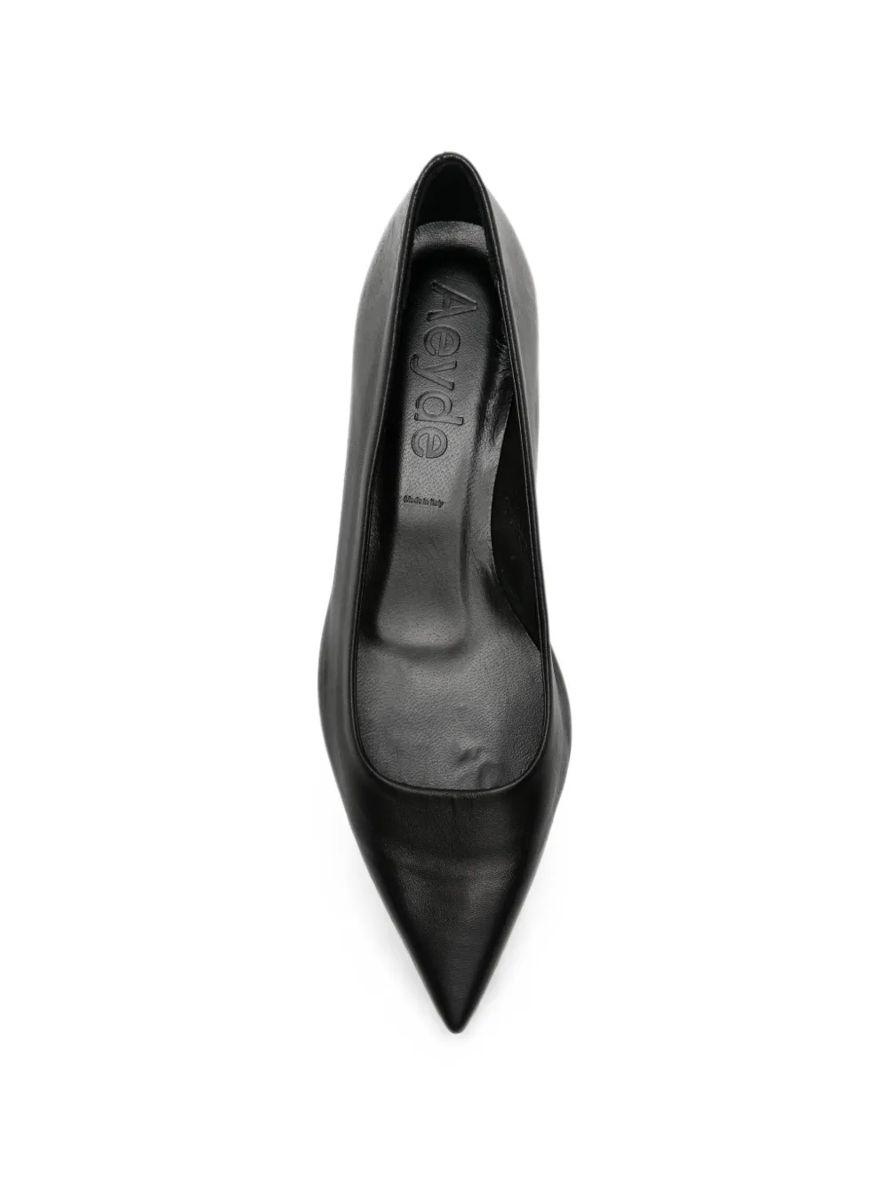 Aeyde pointed-toe block-heel pumps Zwart