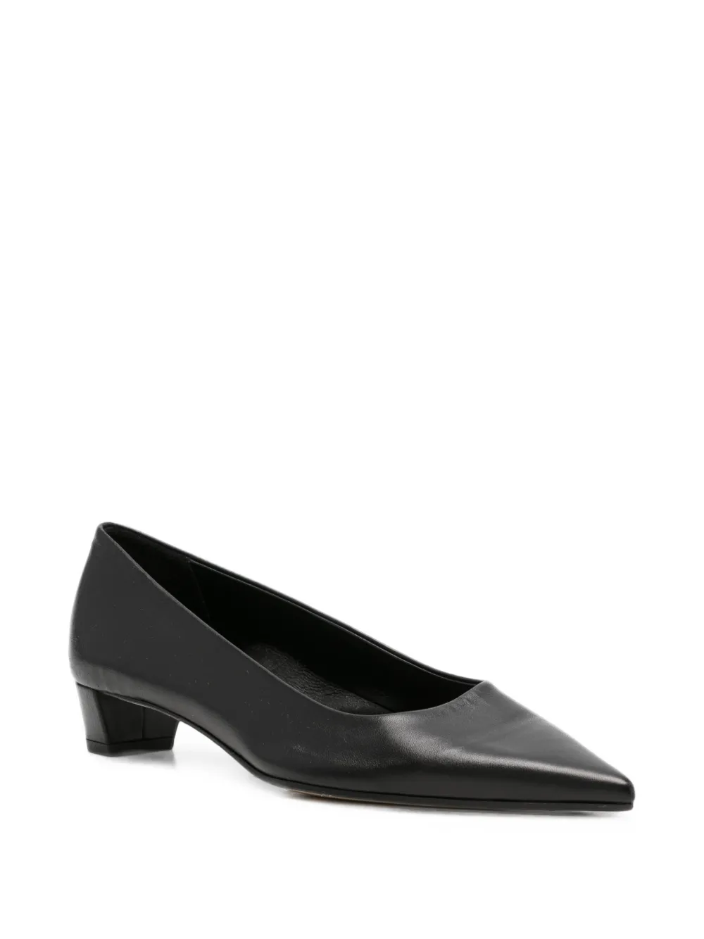 Aeyde pointed-toe block-heel pumps Zwart