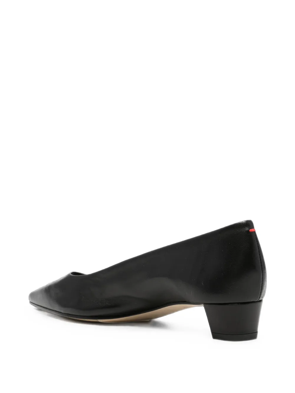 Aeyde pointed-toe block-heel pumps Zwart