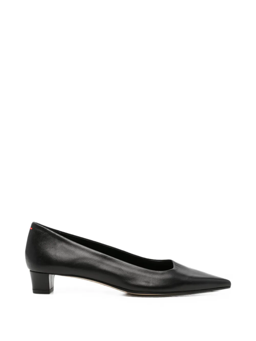 Aeyde pointed-toe block-heel pumps Zwart