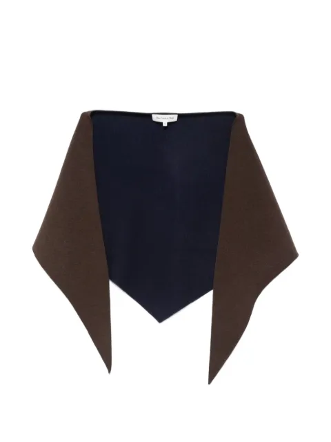 The Frankie Shop two-tone pointed scarf