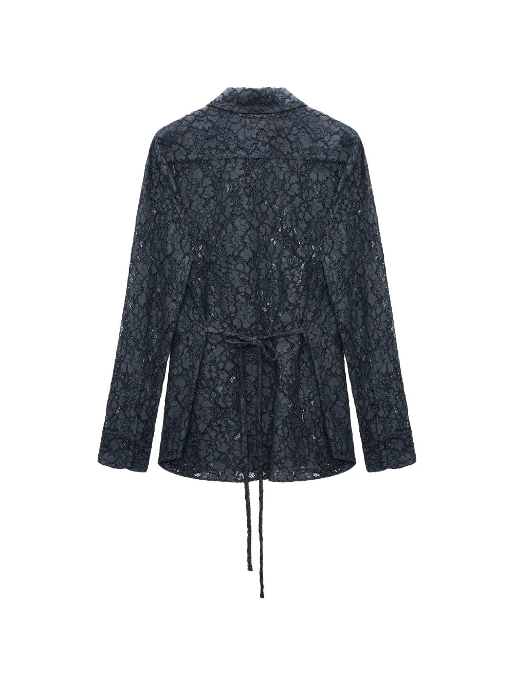 Dorothee Schumacher Powerful blouse met guipure kant Grijs