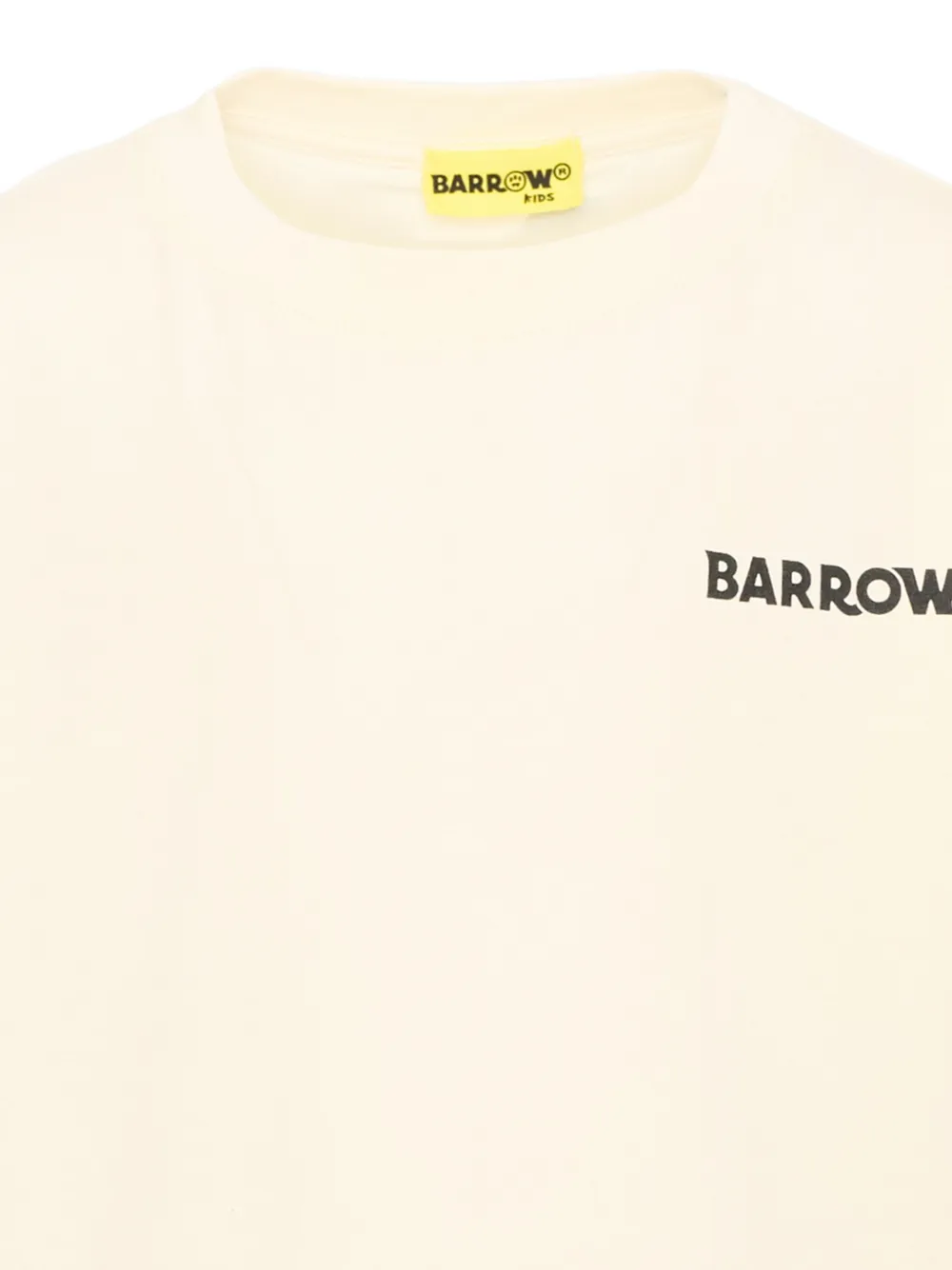 Barrow kids Katoenen T-shirt met logoprint Wit