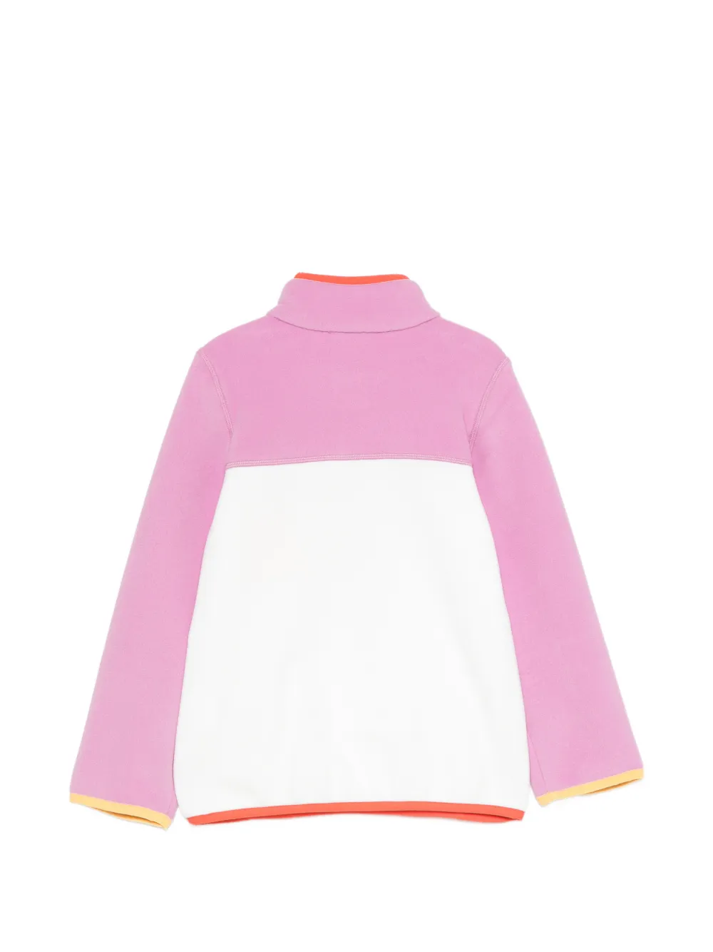 Stella McCartney Kids Trui met colourblocking en logo-patch Roze