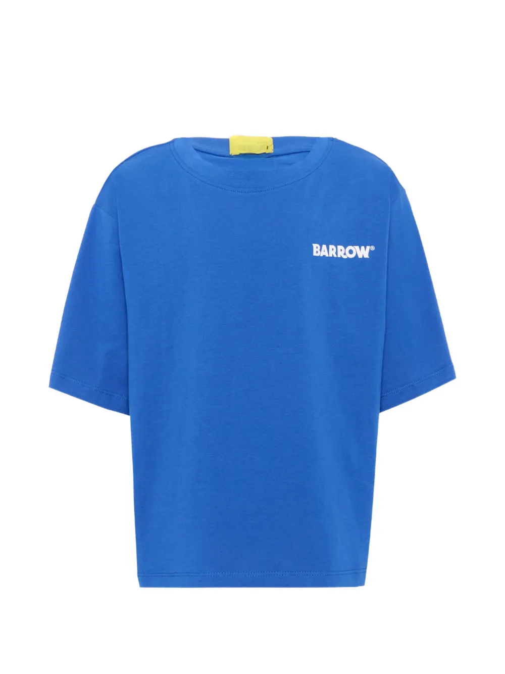 Barrow kids logo-print T-shirt - Blu