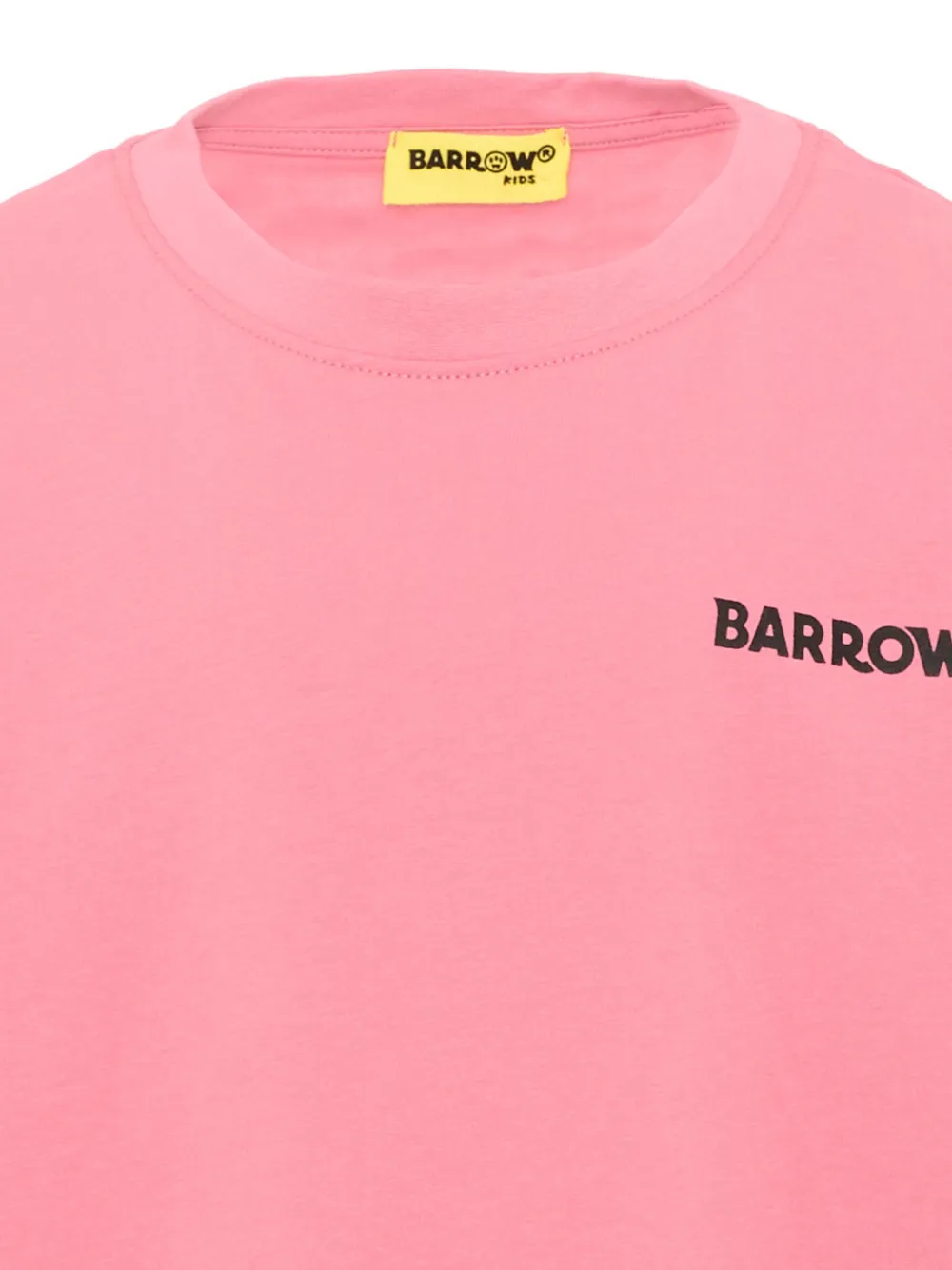 Barrow kids Katoenen T-shirt met logoprint Roze