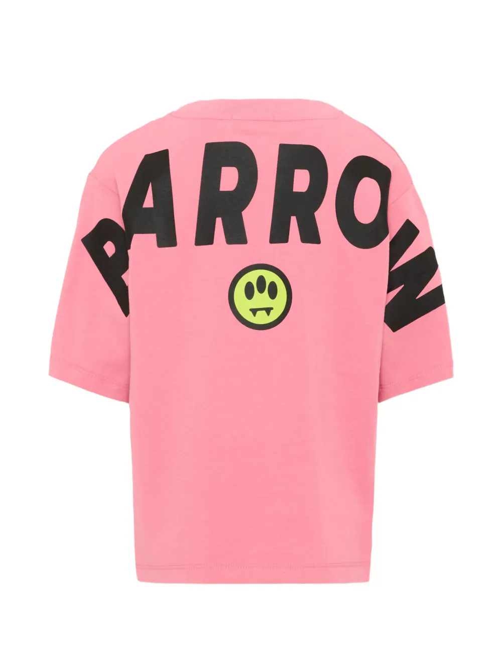 Barrow kids Katoenen T-shirt met logoprint Roze