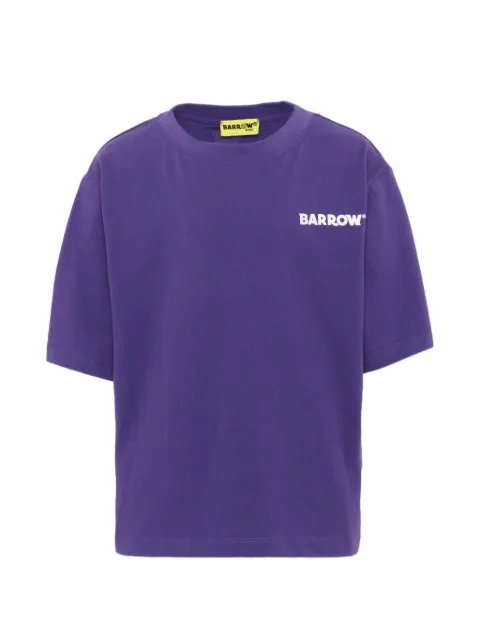 Barrow kids camiseta de algodón con logo estampado