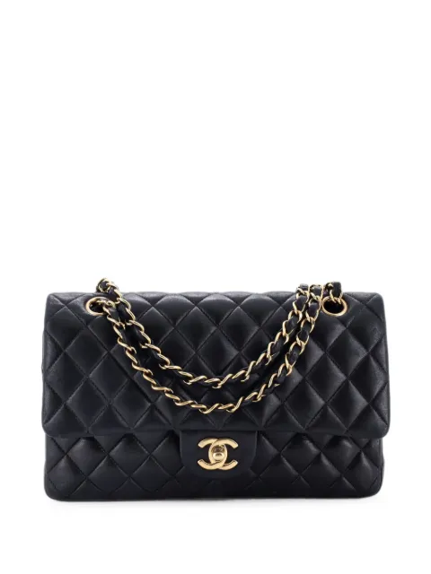 CHANEL Pre-Owned Classic Double Flap Bag Quilted Lambskin Medium shoulder bag