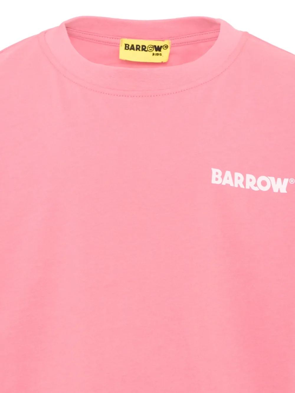 Barrow kids Katoenen T-shirt met logoprint Roze