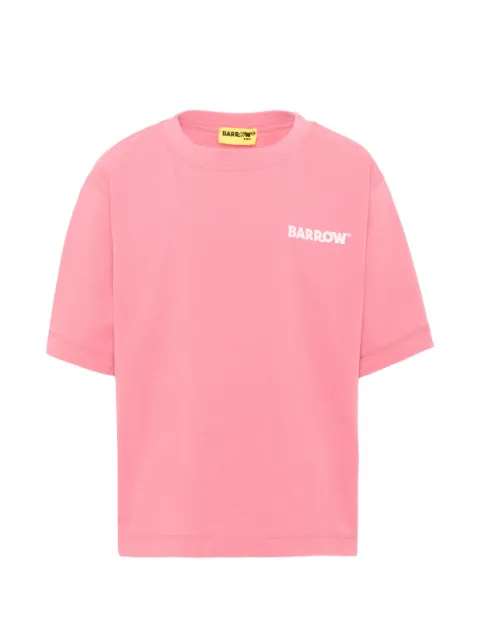 Barrow kids logo-print cotton T-shirt
