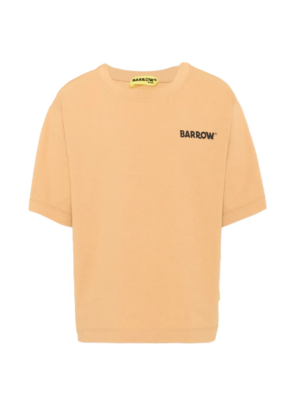 Barrow kids logo-print cotton T-shirt - Toni neutri