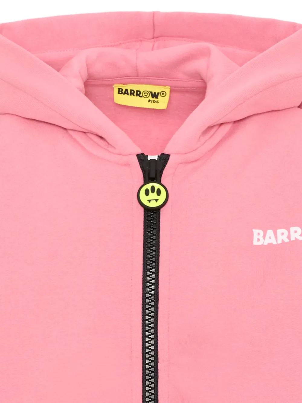 Barrow kids Hoodie met logoprint en rits Roze