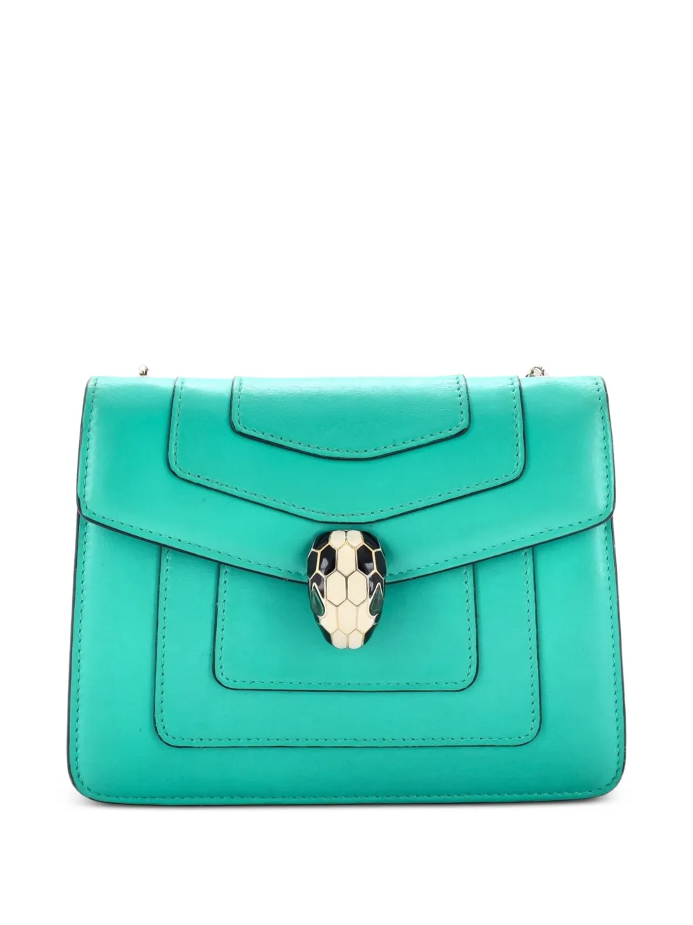 Bvlgari Pre-Owned petit sac à bandoulière Serpenti Forever - Bleu Bvlgari Pre-Owned petit sac à bandoulière Serpenti Forever - Bleu