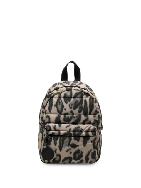 Stella McCartney Kids leopard-print padded backpack