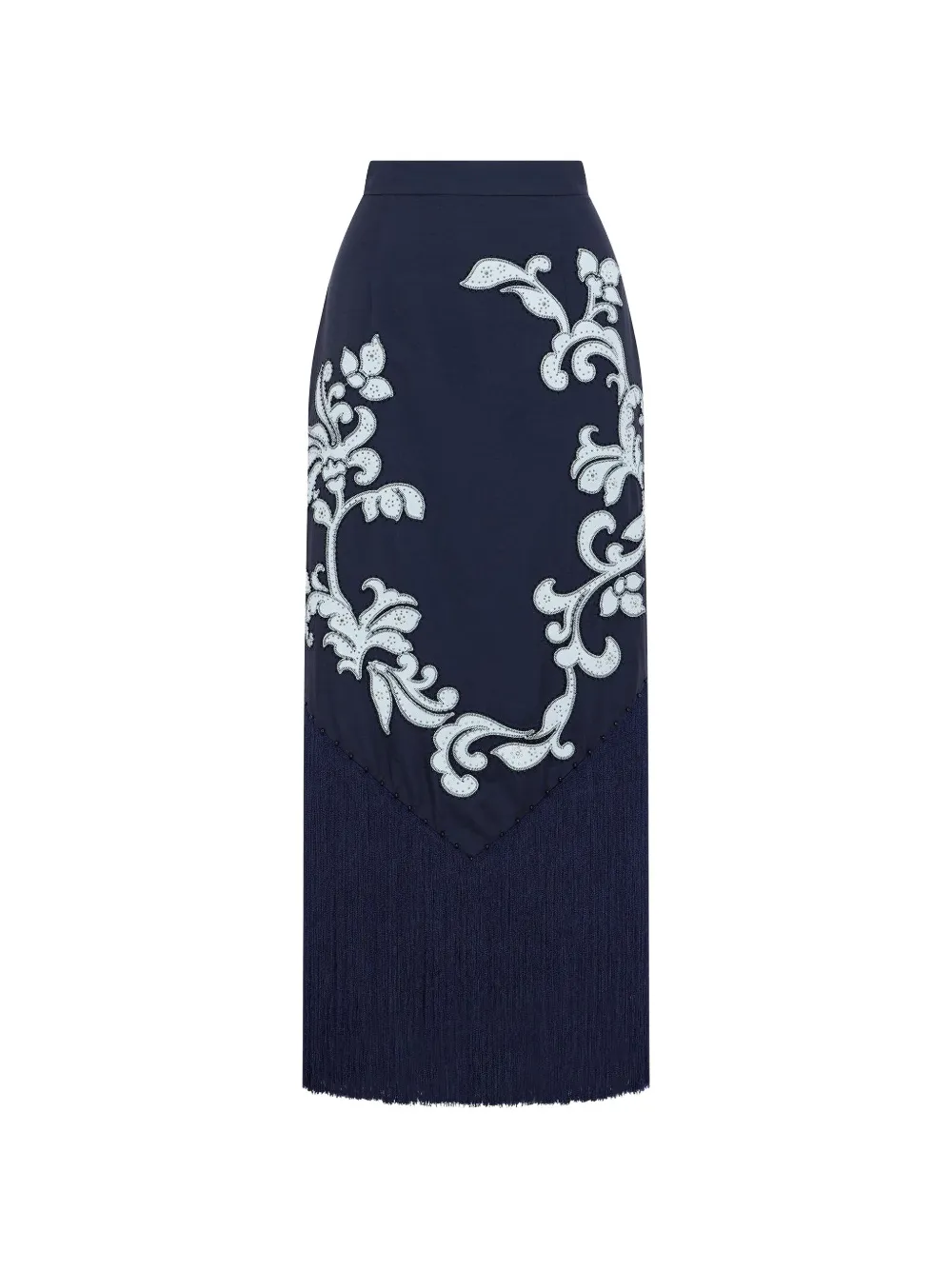 ALEMAIS Dillon applique skirt - Blau