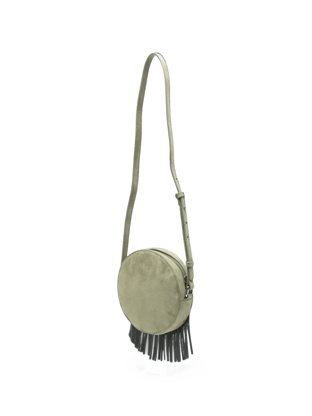 Stella McCartney Kids Schoudertas met geborduurd paard en franje Groen
