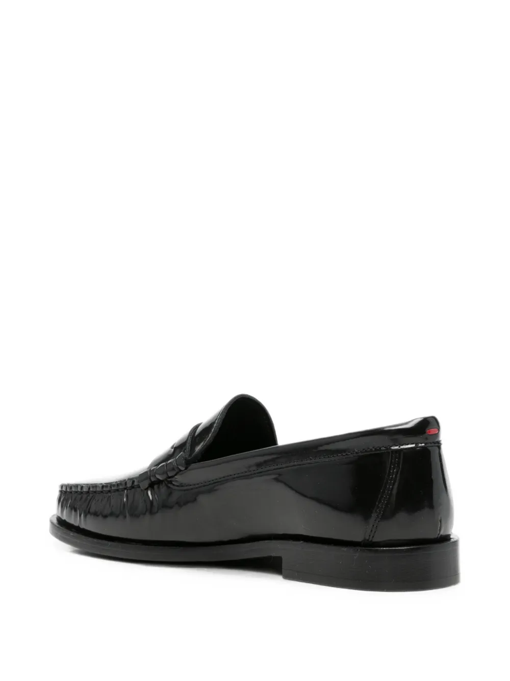 Aeyde patent leather loafers Zwart