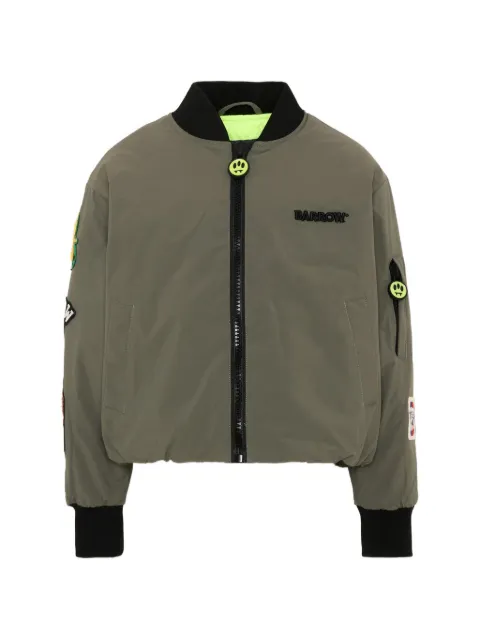 Barrow kids veste bomber à logo imprimé et détail de patch