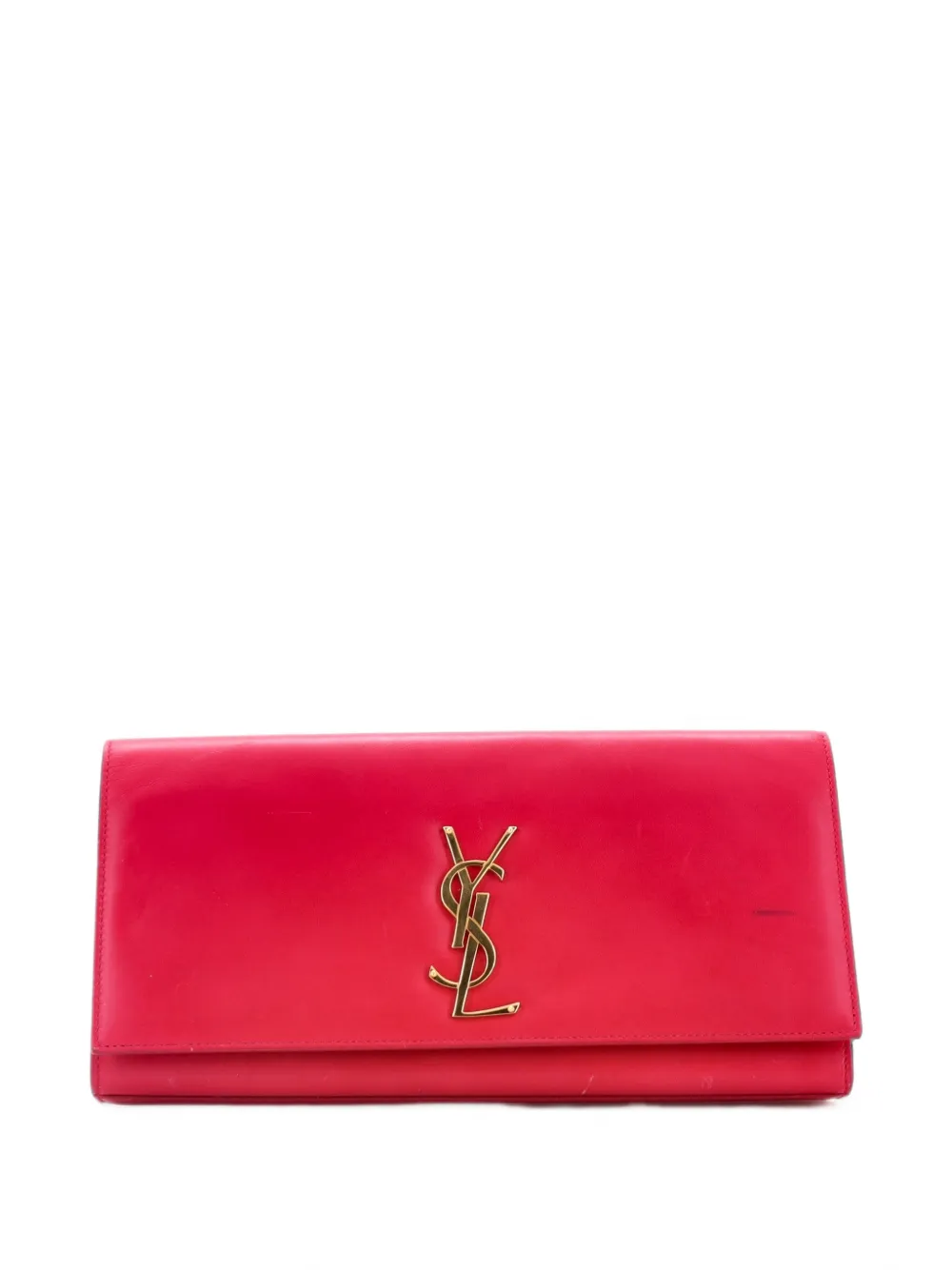 Saint Laurent Pre-Owned Classic Monogram Leather Long clutch bag - Rosa
